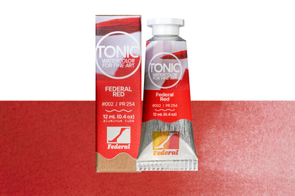 Tonic Watercolor, 12 mL Tube, #002 Federal Red
