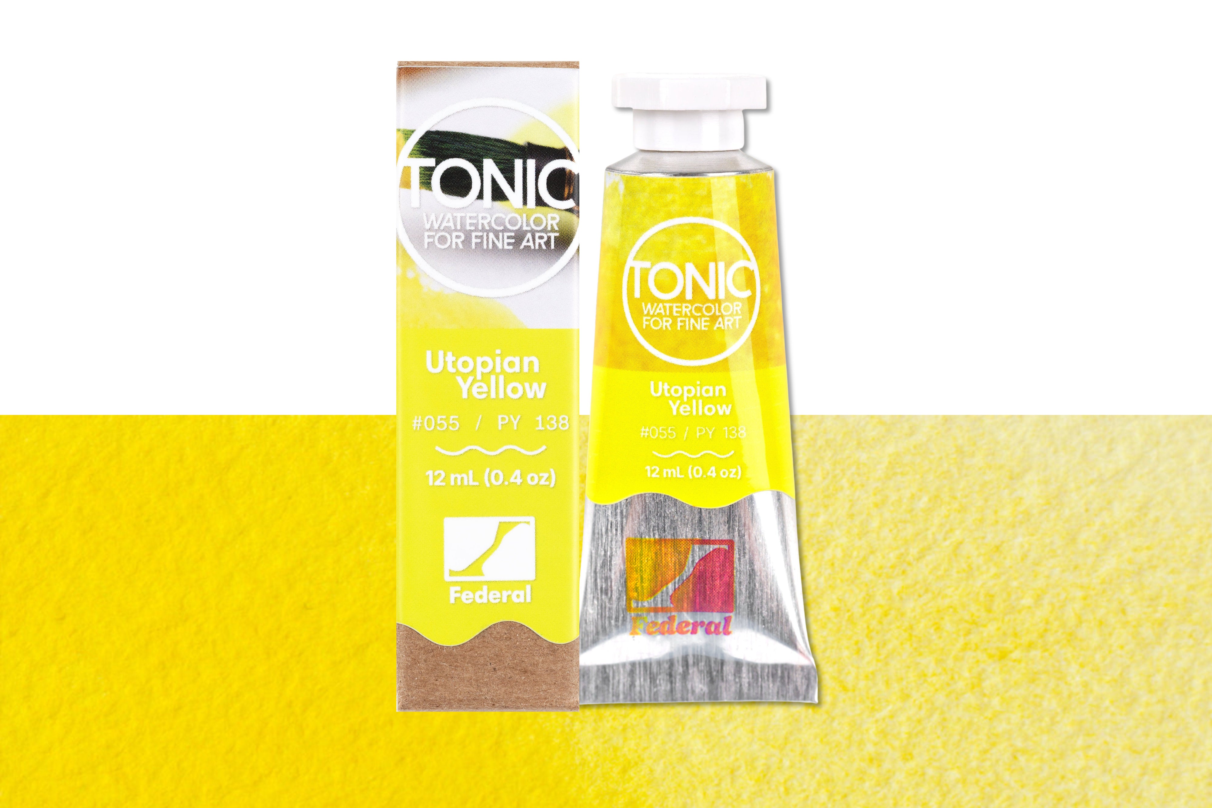 Tonic Watercolor, 12 mL Tube, #055 Utopian Yellow