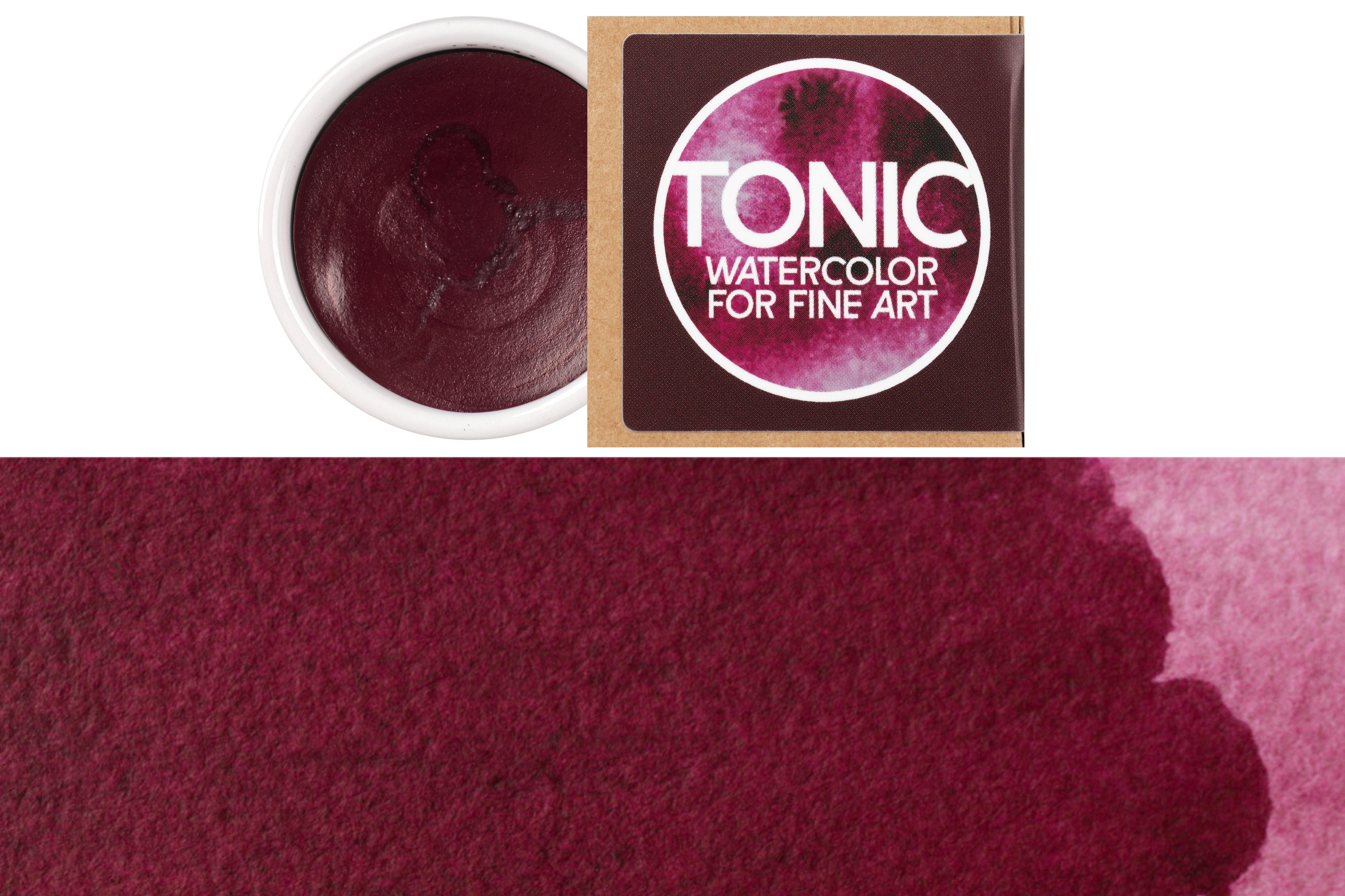 Tonic Watercolor, Porcelain Pan, #285 Quinacridone Violet