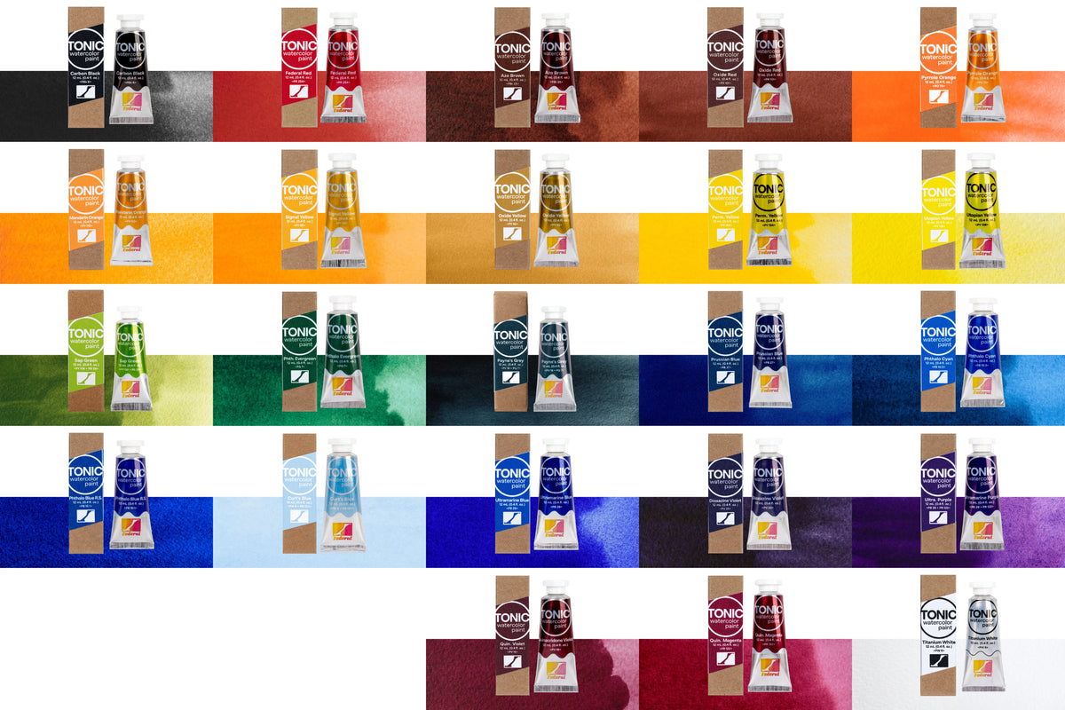 Tonic Watercolor, 12 mL Tubes, Complete Set of 23