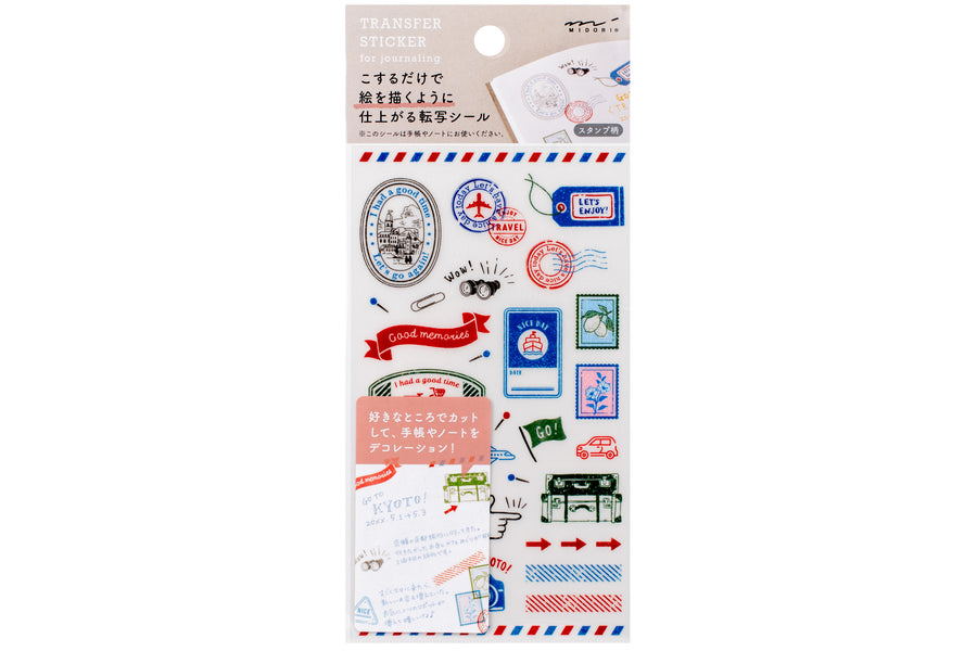 Midori Transfer Stickers, Travel