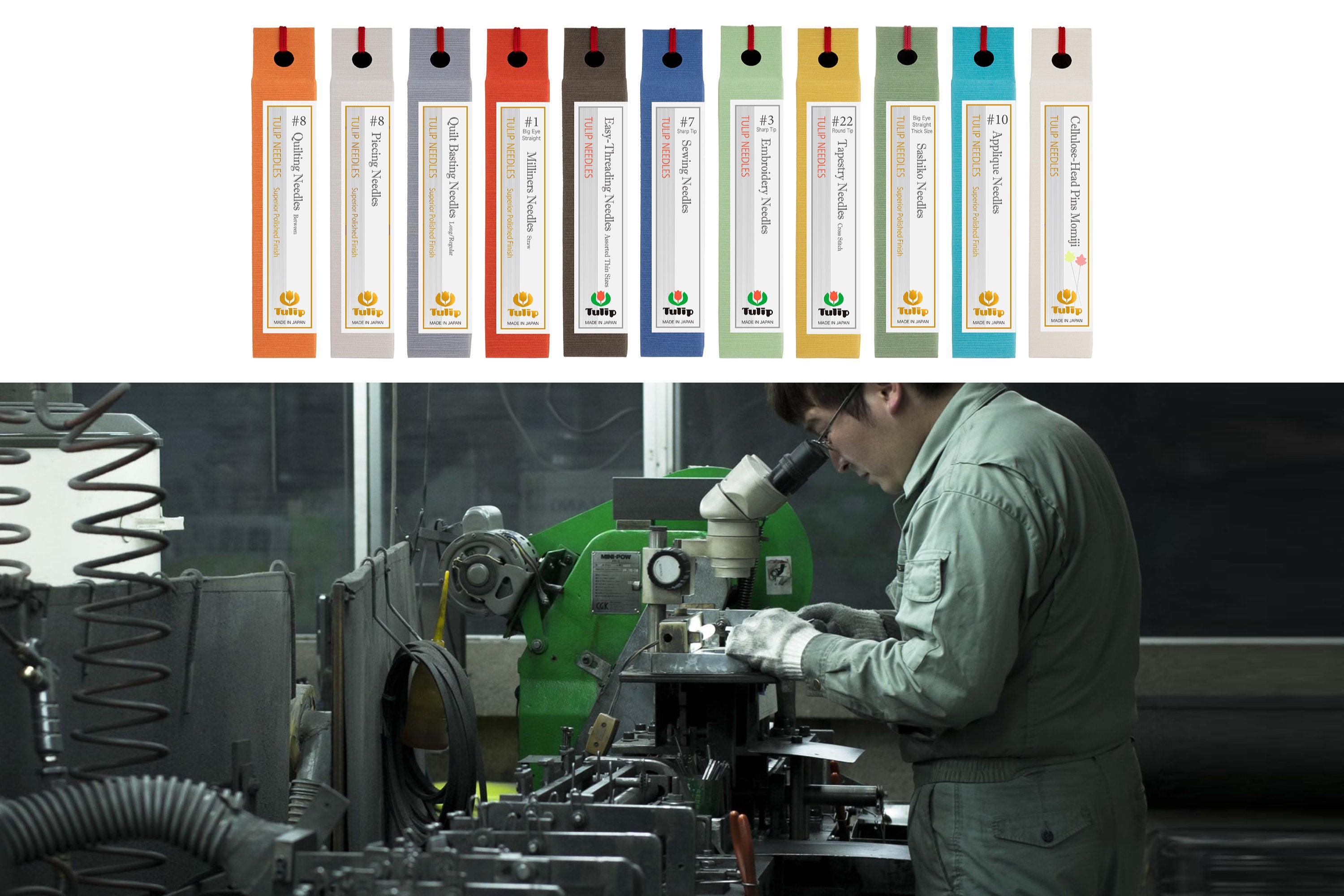 Tulip Sashiko Needles, Short Assortment