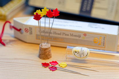 Tulip Cellulose-Head Pins, Autumn Leaves