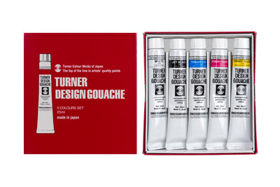 Turner Design Gouache, Color Theory Set of 5
