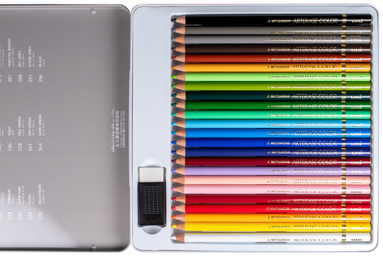 Uni Arterase Colored Pencils, Set of 24