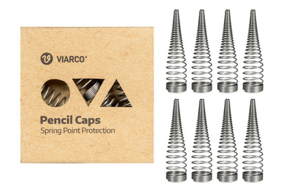 Spring Point Pencil Caps, Set of 8