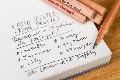 Scented Cedar Pencils, Jasmine, Set of 6