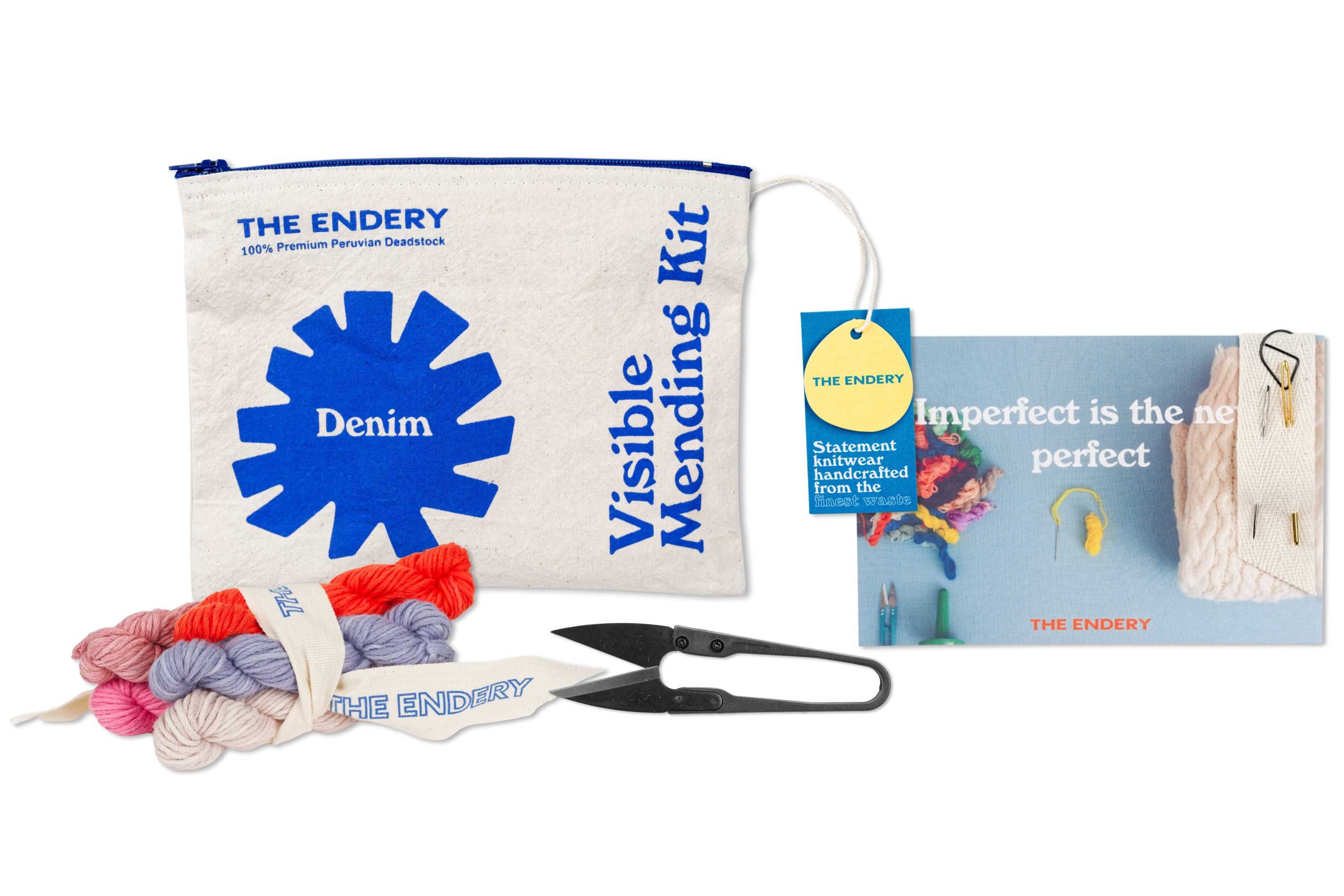 Visible Mending Starter Kit, Denim