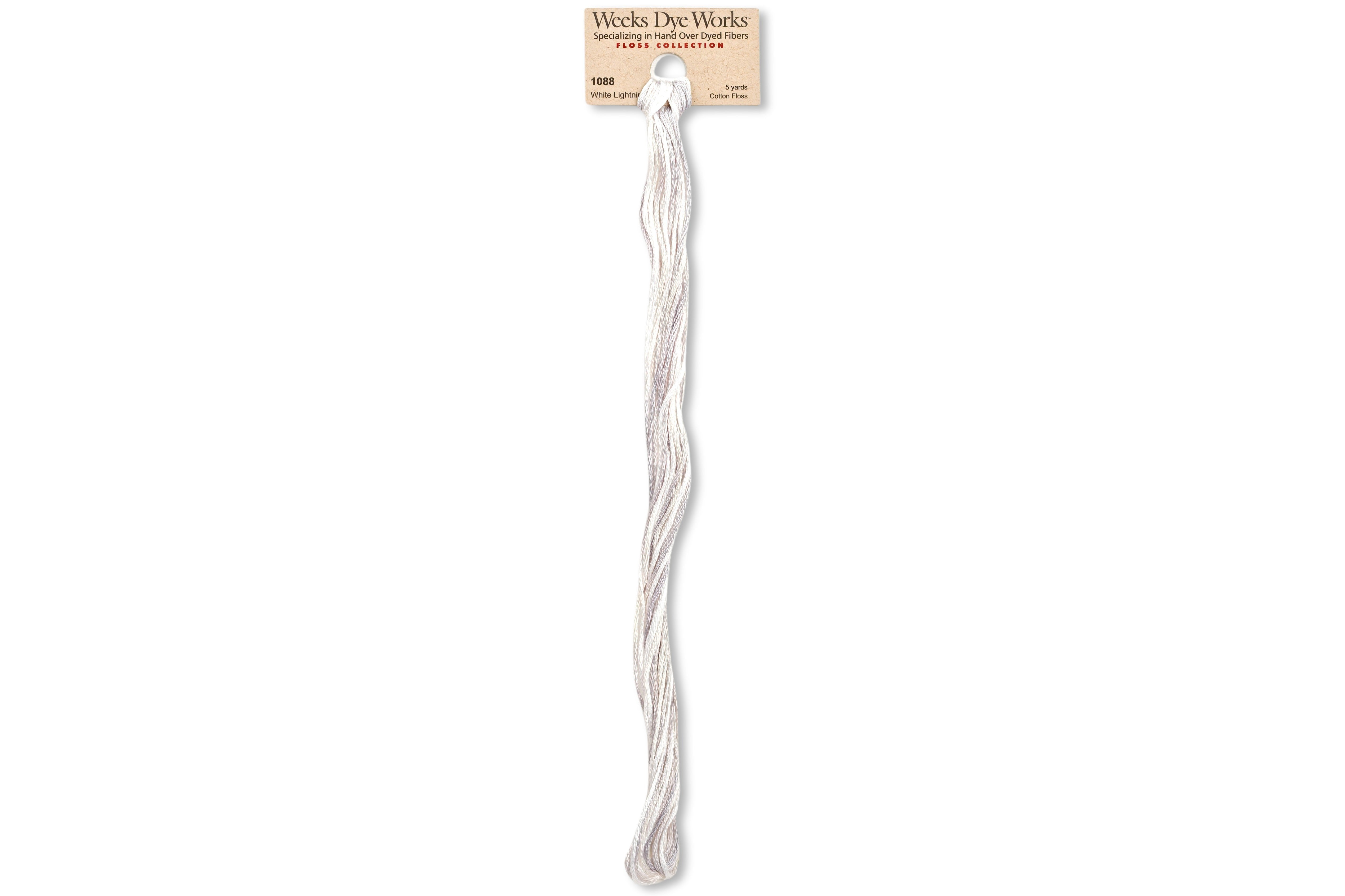 6-Strand Embroidery Floss, #1088 White Lightning