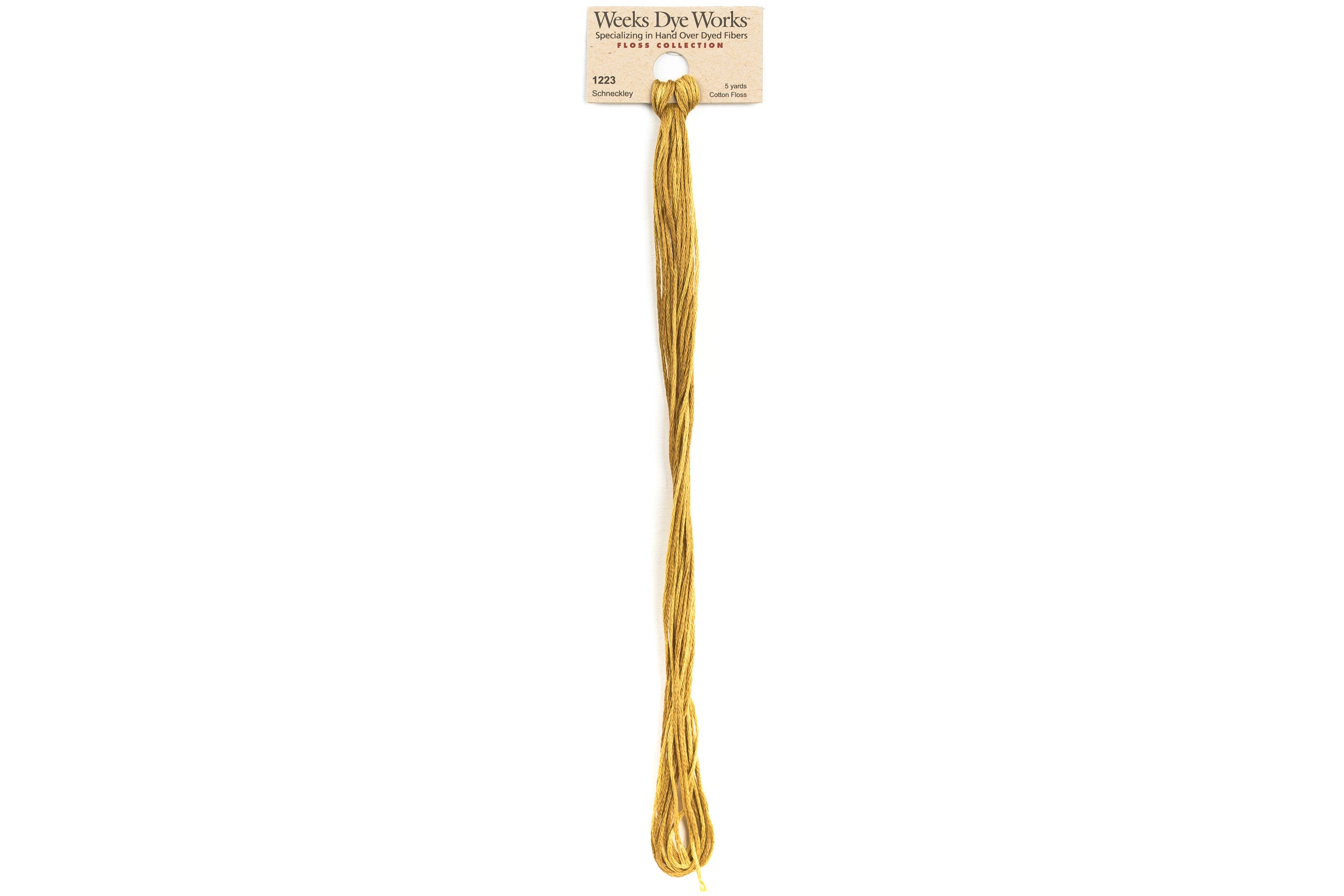 6-Strand Embroidery Floss, #1223 Schneckley