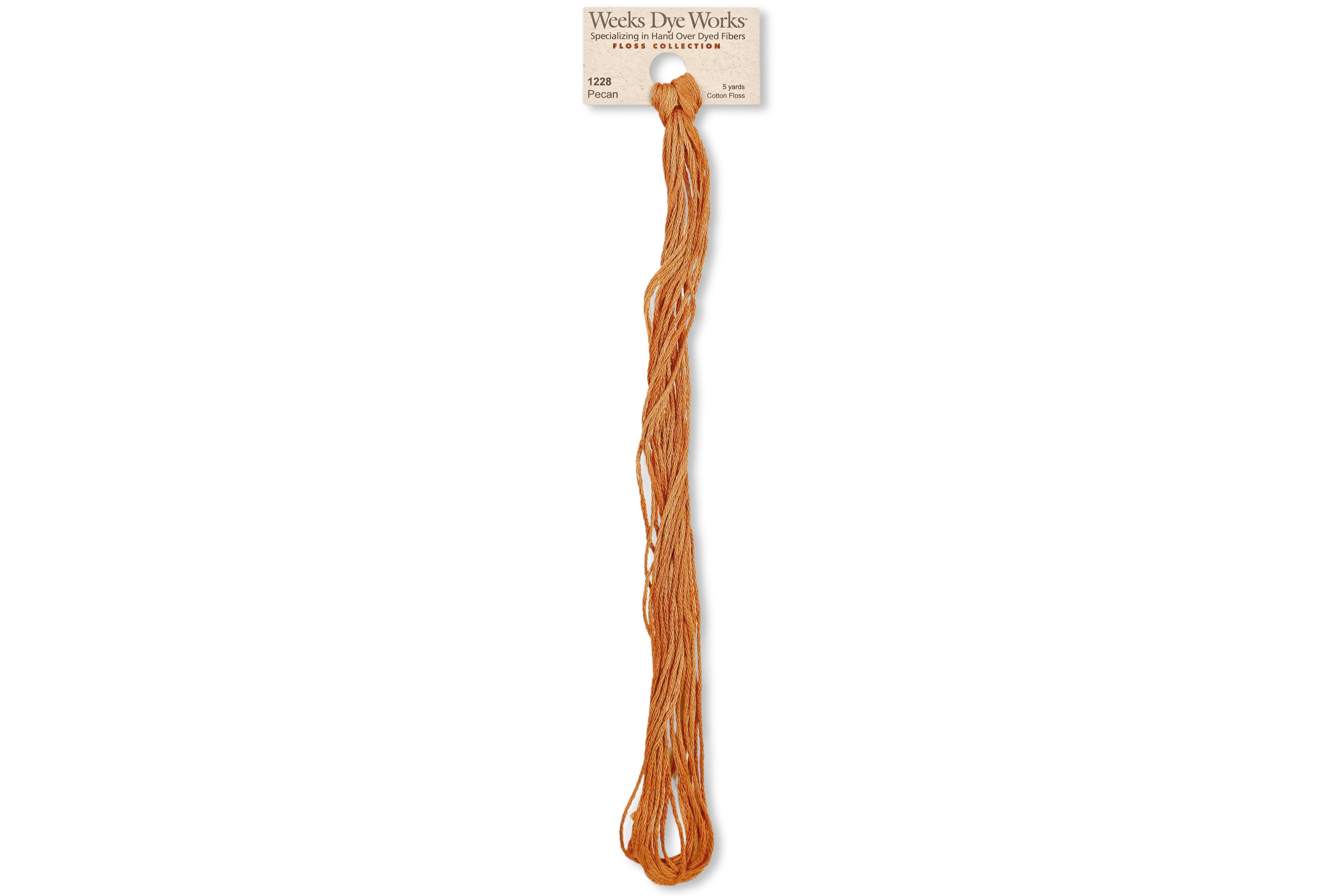 6-Strand Embroidery Floss, #1228 Pecan