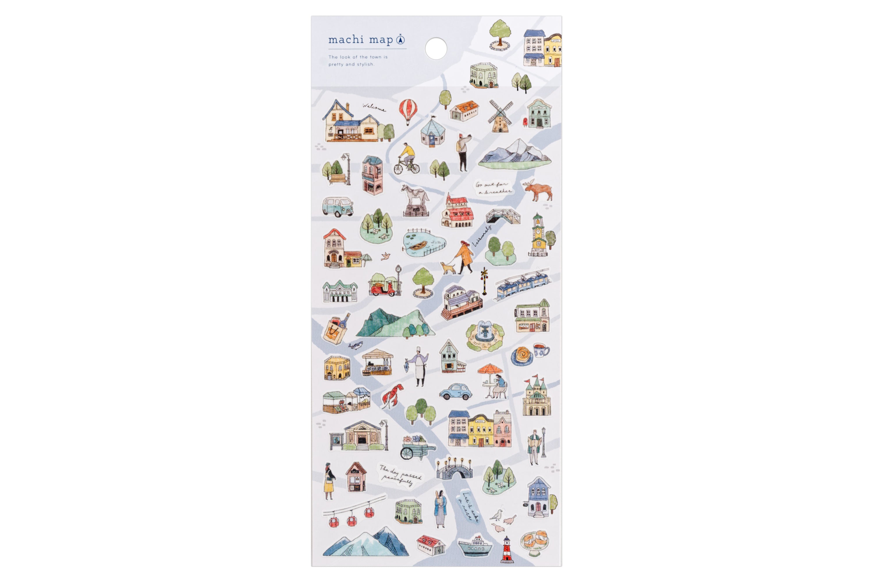 Snowy City Sticker Sheet