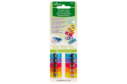 Wonder Clips, Set of 10, Assorted Colors