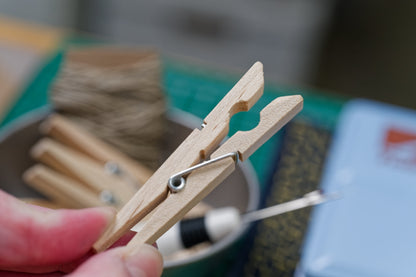 Wooden Clothespins, Pack of 24
