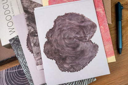 Woodcut Notecards