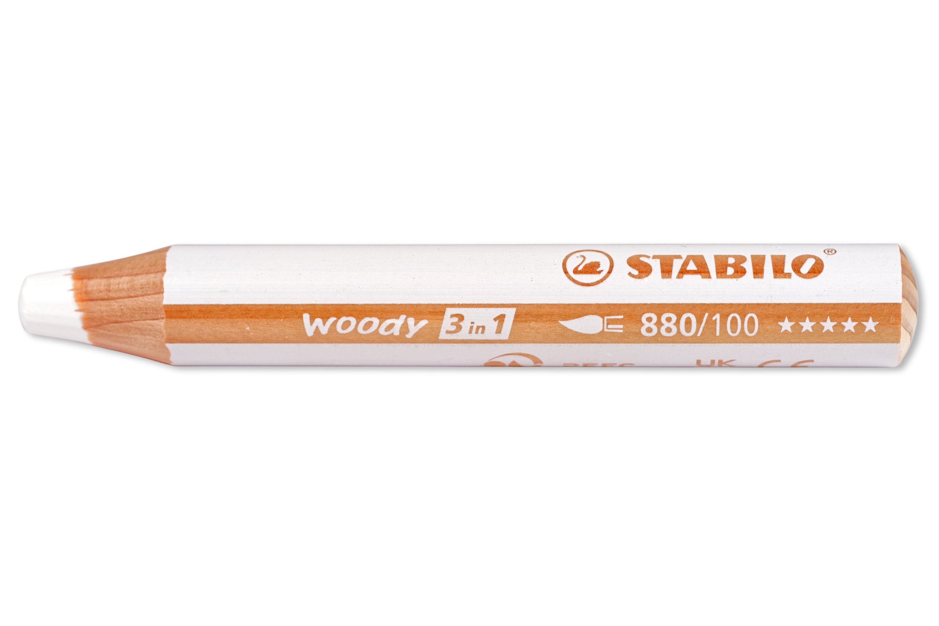 Woody 3-in-1 Pencil, #100 White