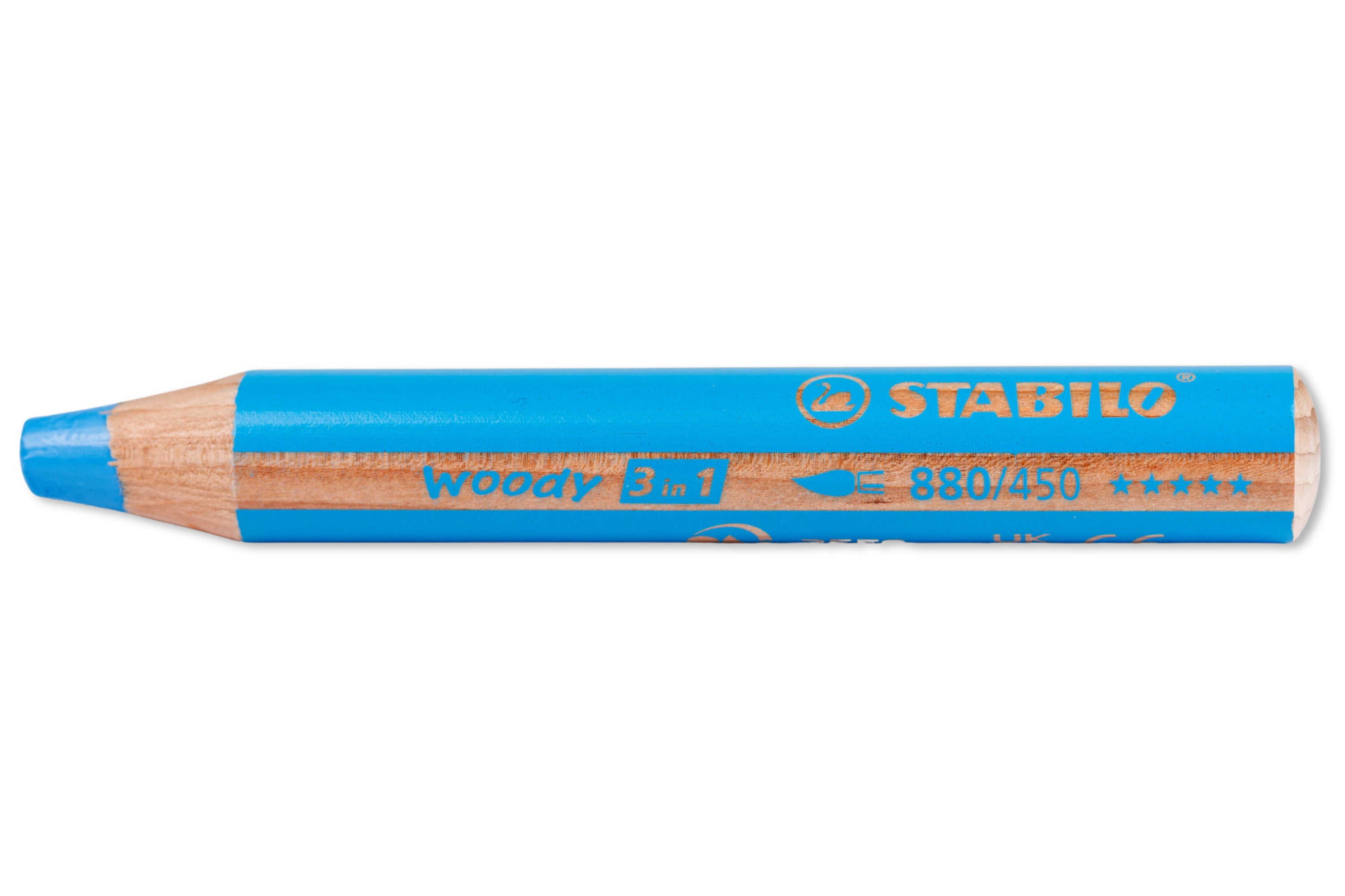 Woody 3-in-1 Pencil, #450 Cyan