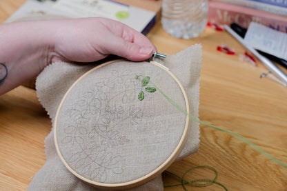 Eco Vita Wool Embroidery Kit, "Indigo"