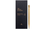 STAT-13 Spring Ballpoint Pen, Raw Brass