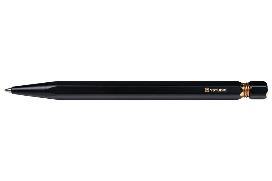 STAT-09 Spring Ballpoint Pen, Black Brass