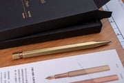 STAT-09 Spring Ballpoint Pen, Black Brass