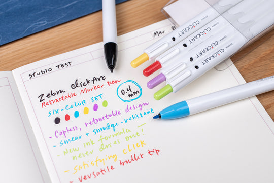 ClickArt Marker Pens, Set of 6