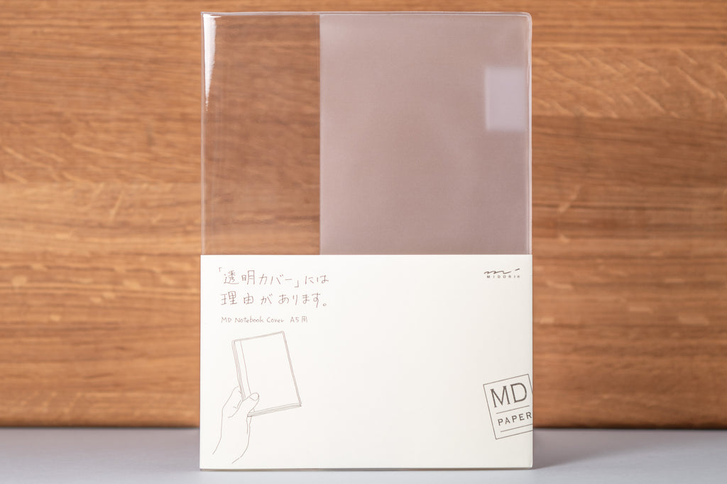 Clear vinyl cover for Midori MD Notebook, A5 – St. Louis Art Supply