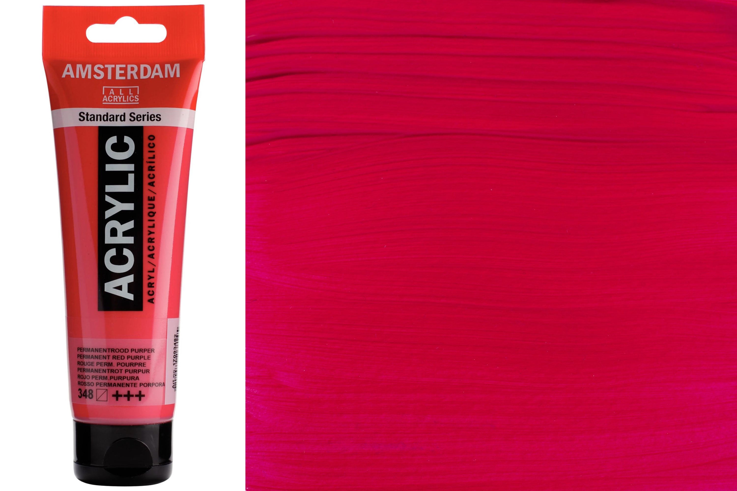 Amsterdam Standard Acrylic Colors, 120 mL, Permanent Red Purple