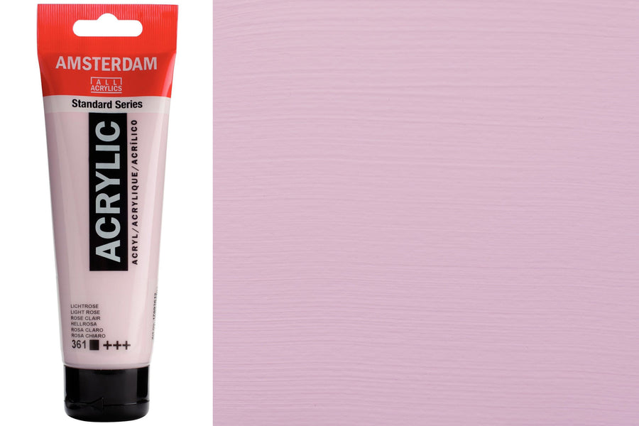 Amsterdam Standard Acrylic Colors, 120 mL, Light Rose