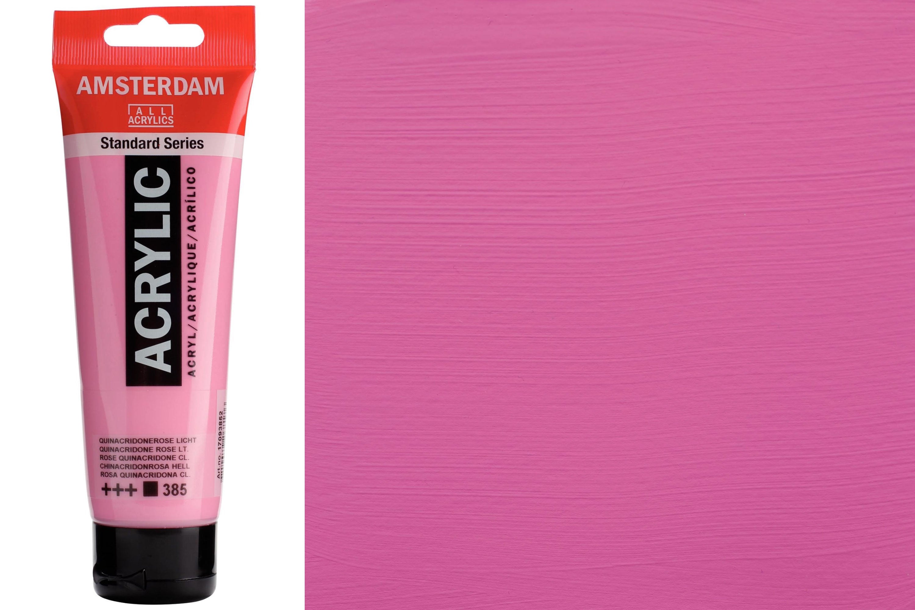 Acrid Color Amsterdam Standard Acrylic Colors, 120 mL, Quinacridone Rose Light – St ...