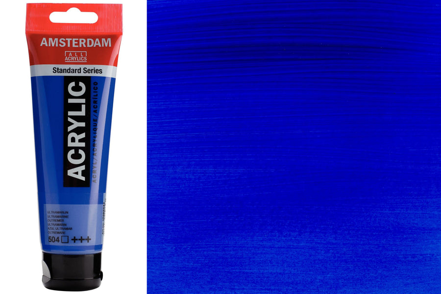 Amsterdam Standard Acrylic Colors, 120 mL, Ultramarine Blue