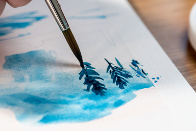 Schmincke - Horadam Watercolor Half Pan, #499 Cobalt Cerulean - St. Louis Art Supply