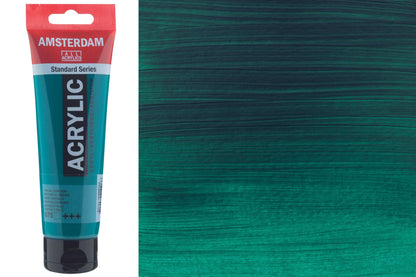 Amsterdam Standard Acrylic Colors, 120 mL, Phthalo Green