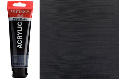 Amsterdam Standard Acrylic Colors, 120 mL, Lamp Black