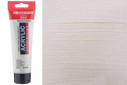 Amsterdam Standard Acrylic Colors, 120 mL, Pearl White