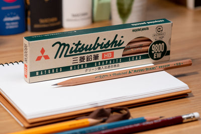 Mitsubishi Pencil Co. - Mitsubishi 9800EW Recycled Pencil, 2B, Single - St. Louis Art Supply