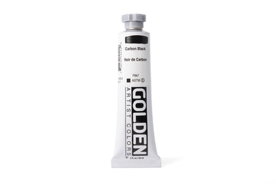 Golden Heavy Body Acrylics, Carbon Black