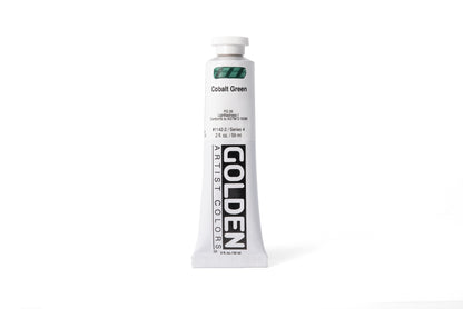 Golden Heavy Body Acrylics, Cobalt Green, 2 oz. Tube