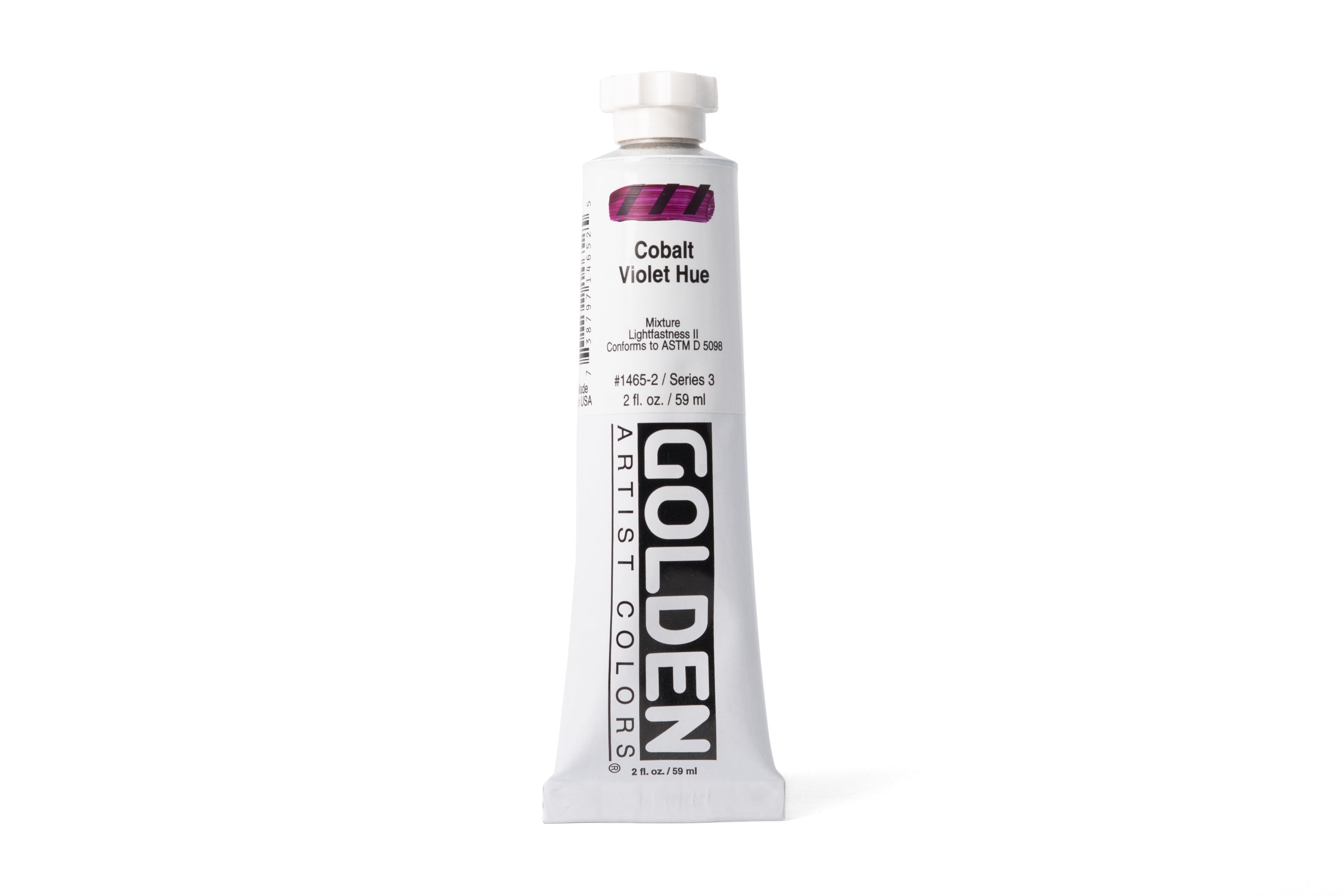 Golden Heavy Body Acrylics, Cobalt Violet Hue, 2 oz. Tube