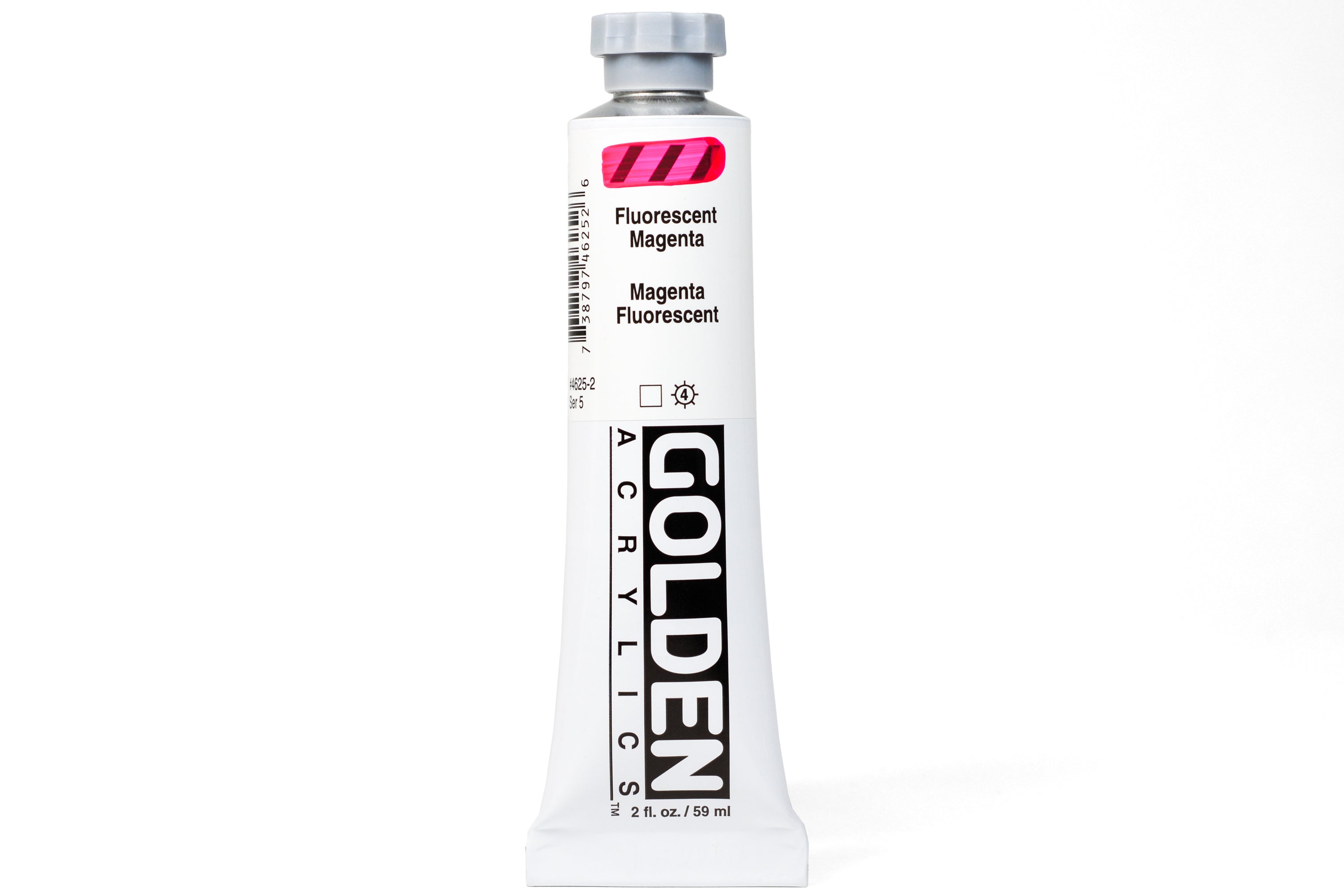 Golden Heavy Body Acrylics, Fluorescent Magenta, 2 oz. Tube