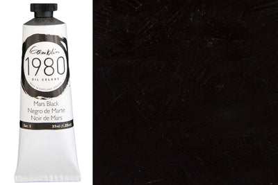 Gamblin 1980 Oil Colors, Mars Black