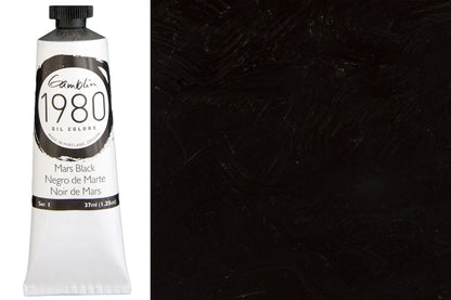 Gamblin 1980 Oil Colors, Mars Black
