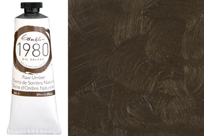 Gamblin 1980 Oil Colors, Raw Umber