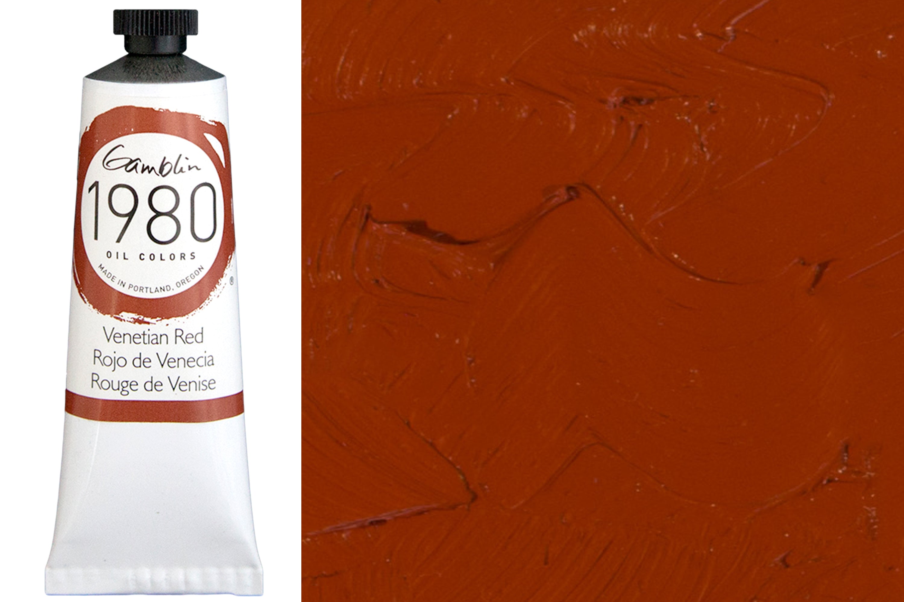 Gamblin 1980 Oil Colors, 37 mL, Venetian Red