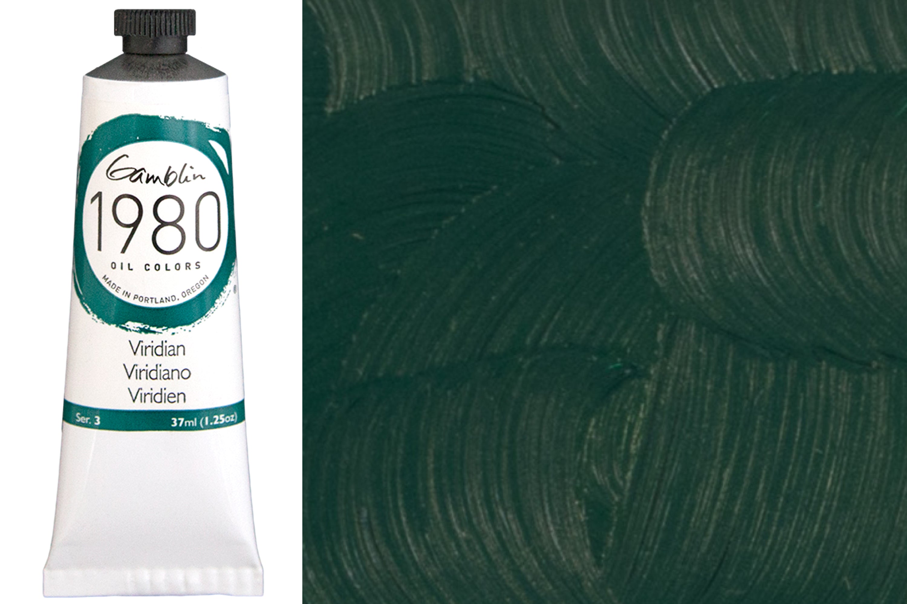 Gamblin 1980 Oil Colors, Viridian