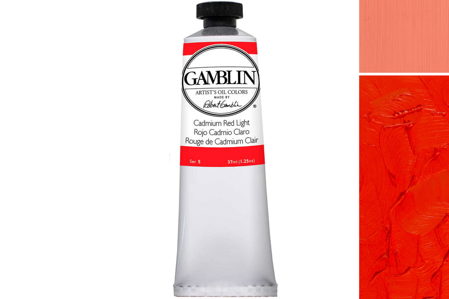Gamblin Artist's Oil Colors, Cadmium Red Light