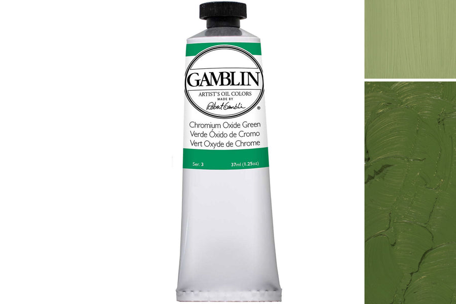 Gamblin Artist's Oil Colors, Chromium Oxide Green