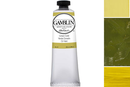 Gamblin Artist's Oil Colors, Green Gold
