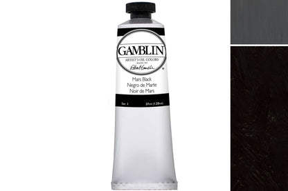 Gamblin Artist's Oil Colors, Mars Black