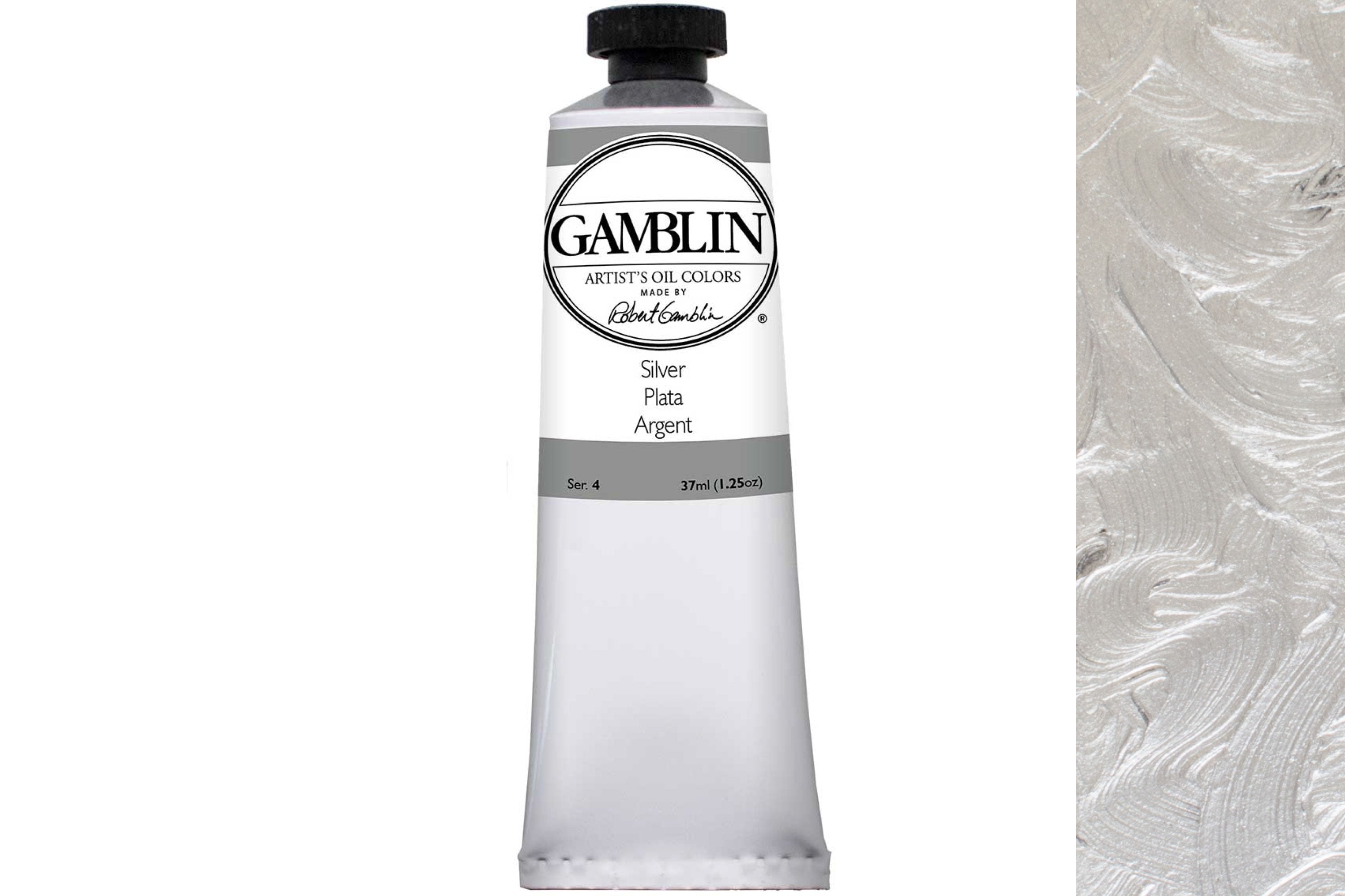 Gamblin Artist's Oil Colors, Silver